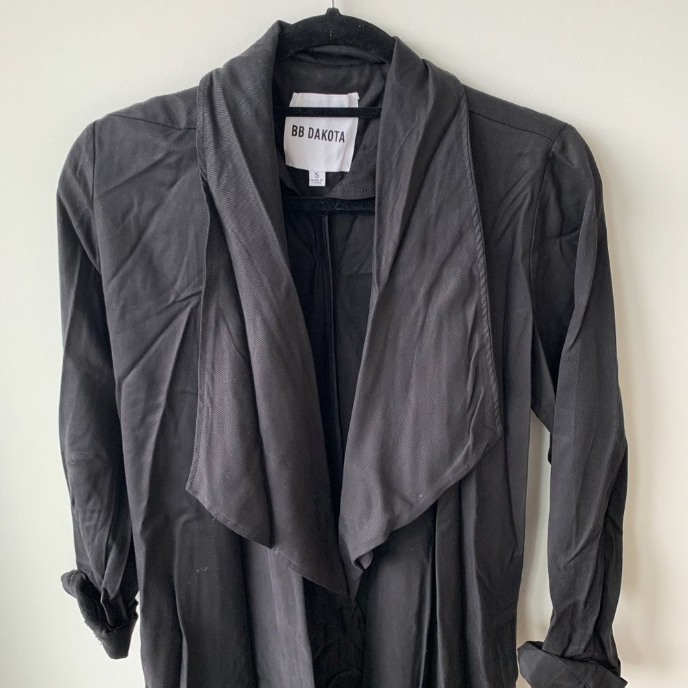 NEVER WORN BB Dakota Black Trench Coat